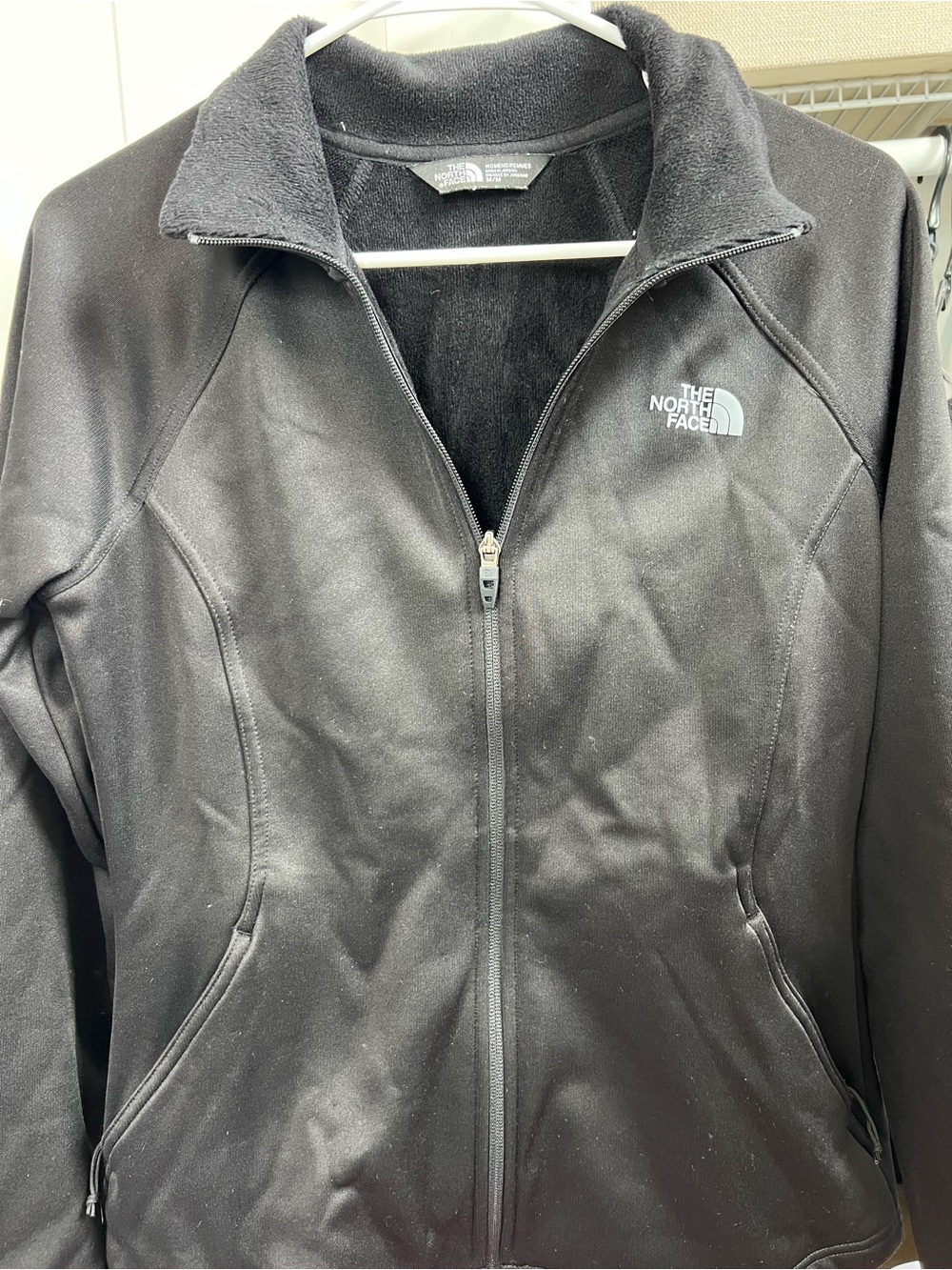 The North Face Black Women's Full-Zip Teddy Fleece Jacket